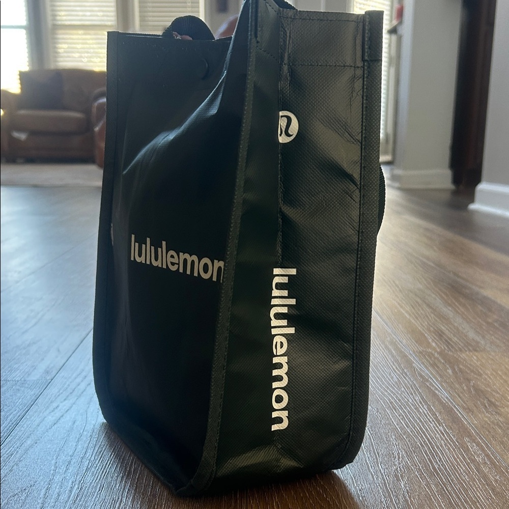 lululemon athletica Black Reusable Shopping Bag